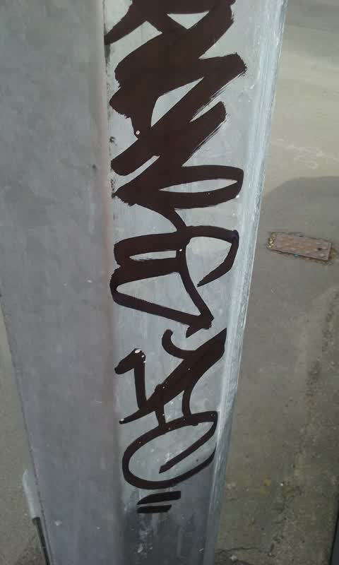 Graffiti, a report photo