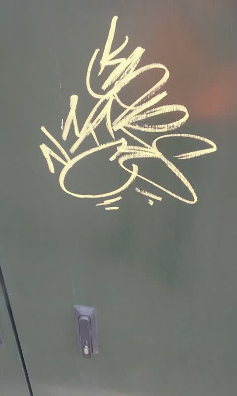 Graffiti, a report photo