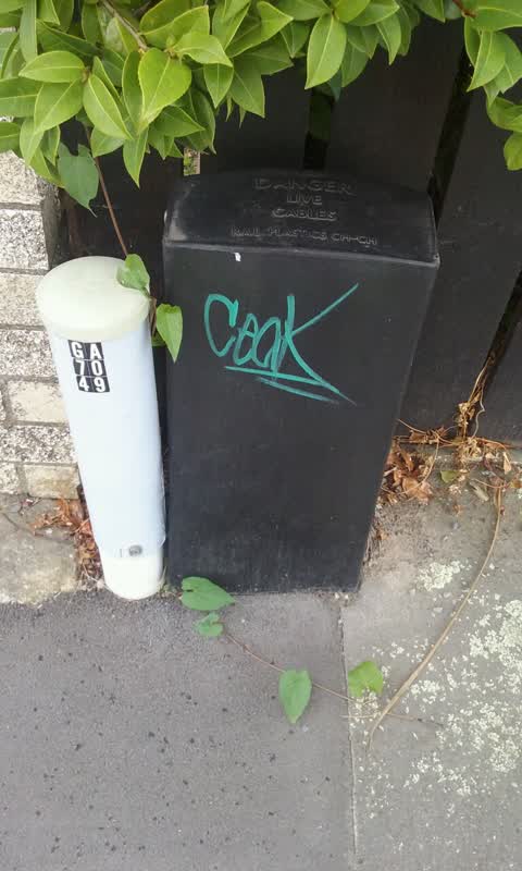 Graffiti, a report photo