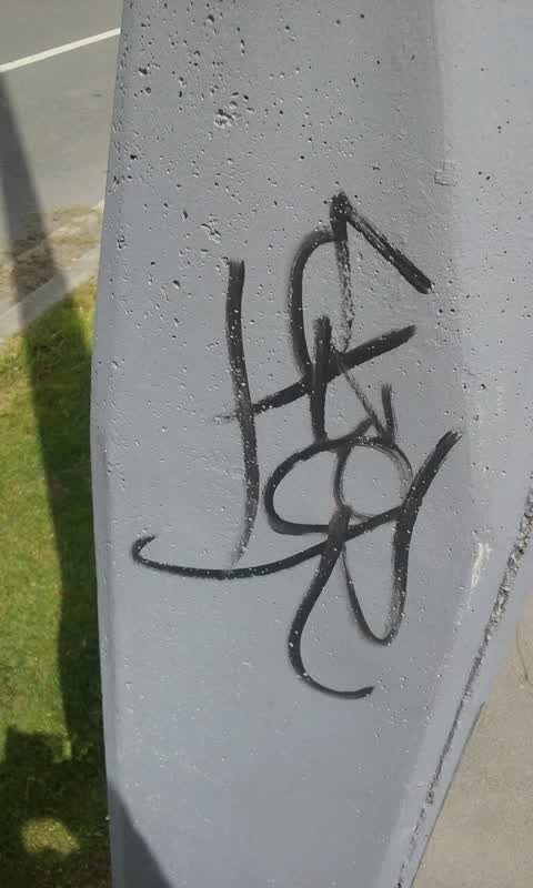 Graffiti, a report photo