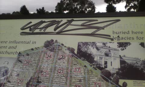 Graffiti, a report photo