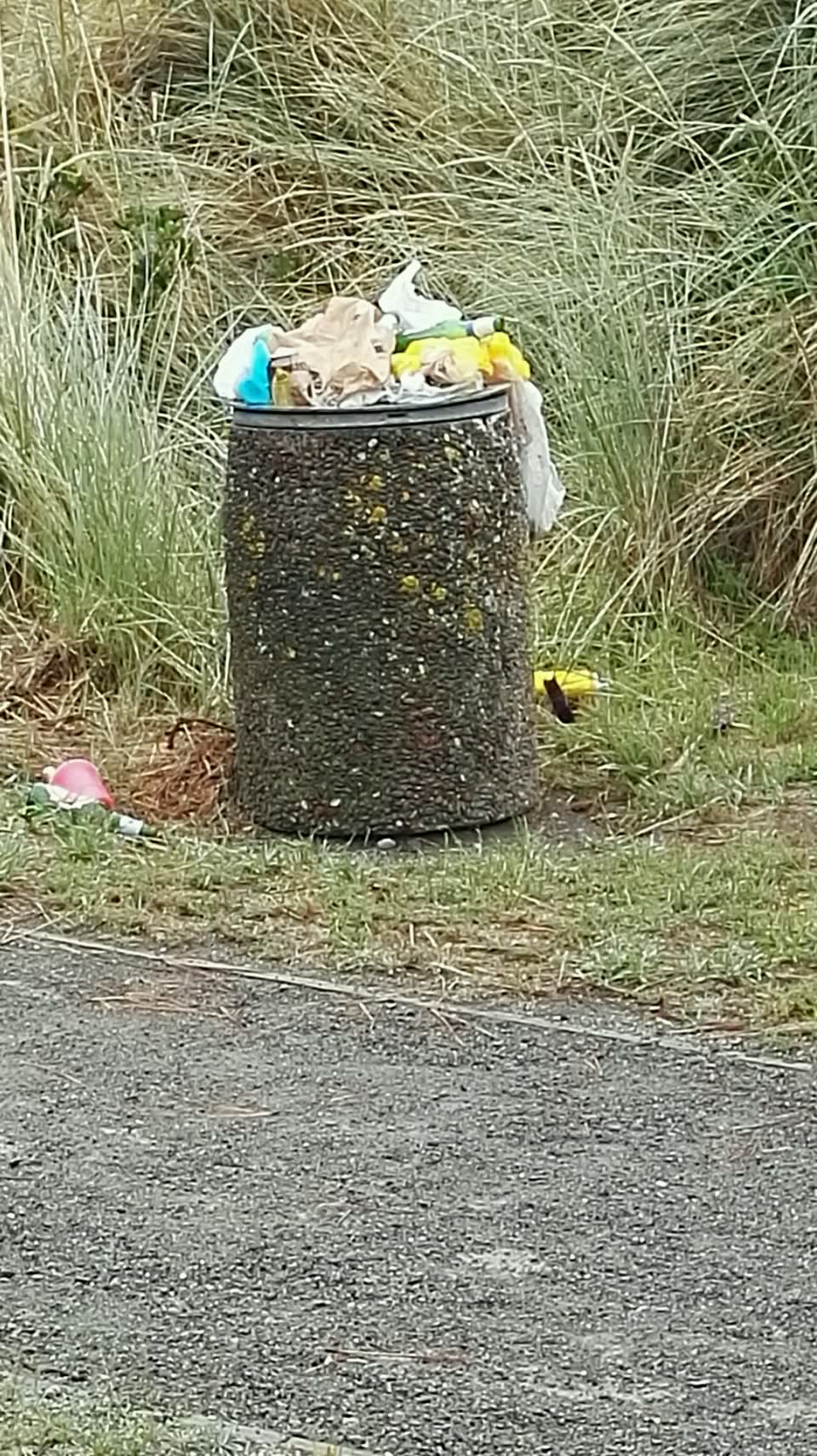 The photograph attached to this rubbish/recycling report