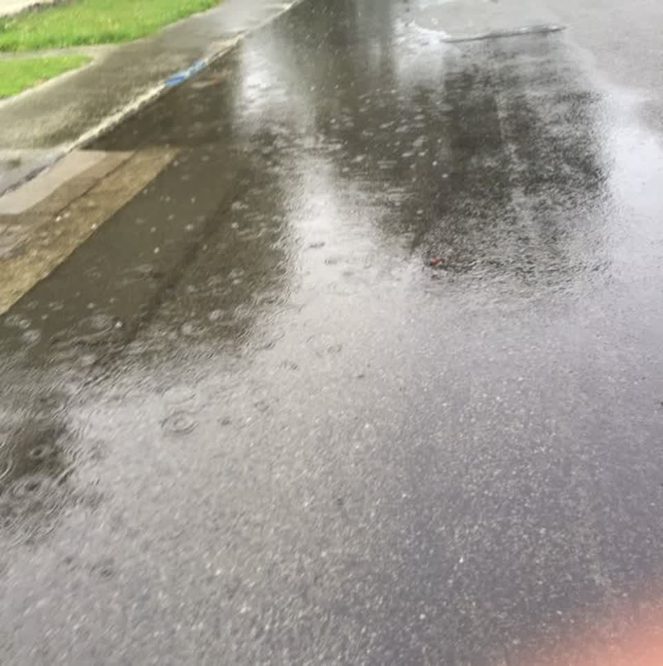 The photograph attached to this wastewater/stormwater report