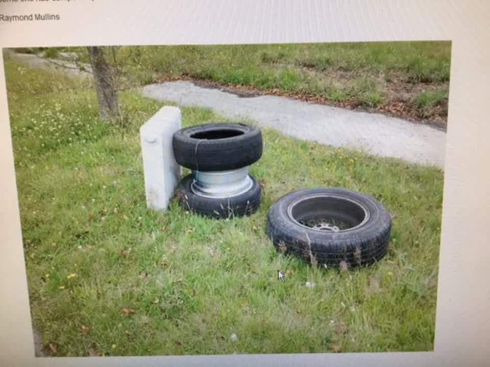 The photograph attached to this rubbish/recycling report