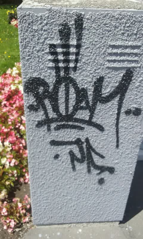 Graffiti, a report photo