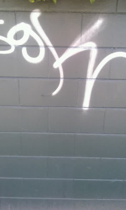 Graffiti, a report photo