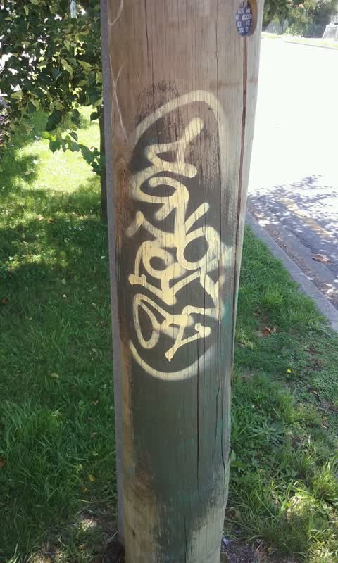 Graffiti, a report photo
