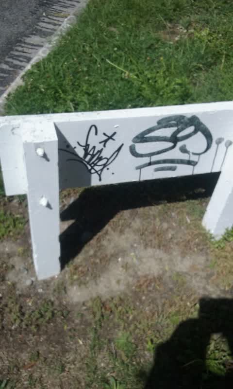 Graffiti, a report photo