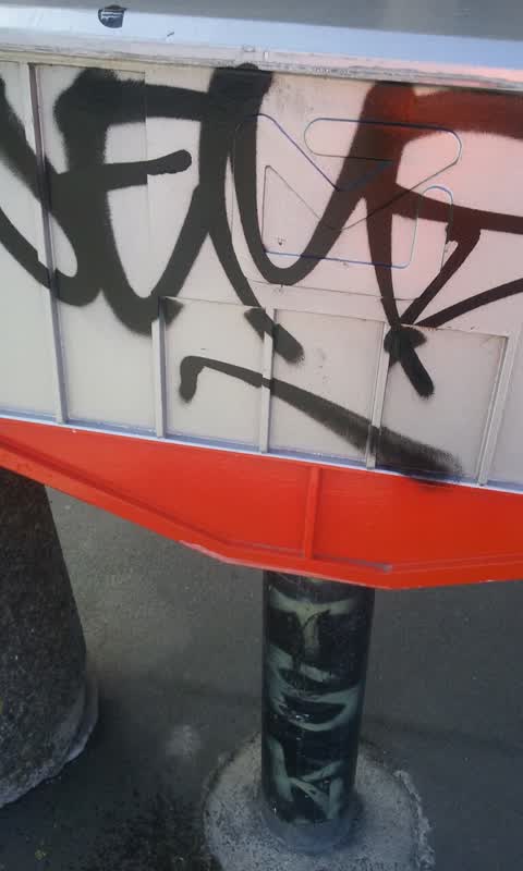 Graffiti, a report photo