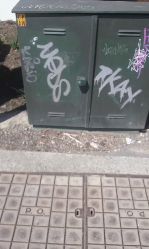 Graffiti, a report photo