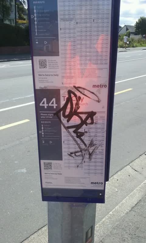 Graffiti, a report photo