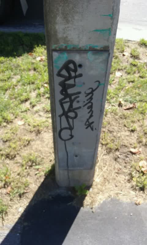 Graffiti, a report photo