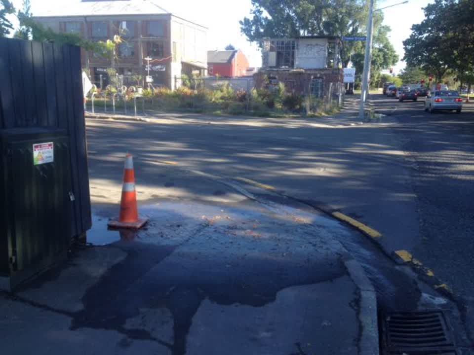 The photograph attached to this water supply report