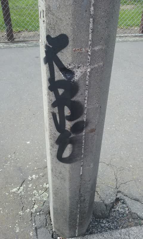 Graffiti, a report photo