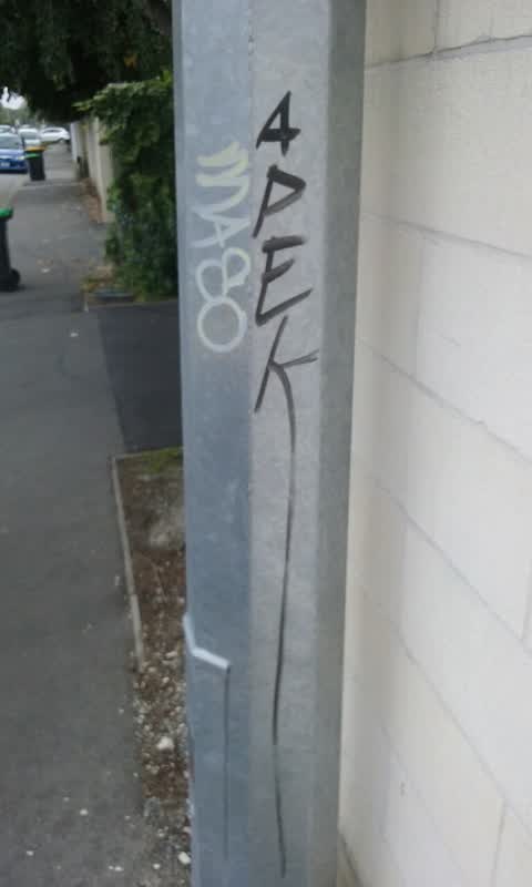 Graffiti, a report photo