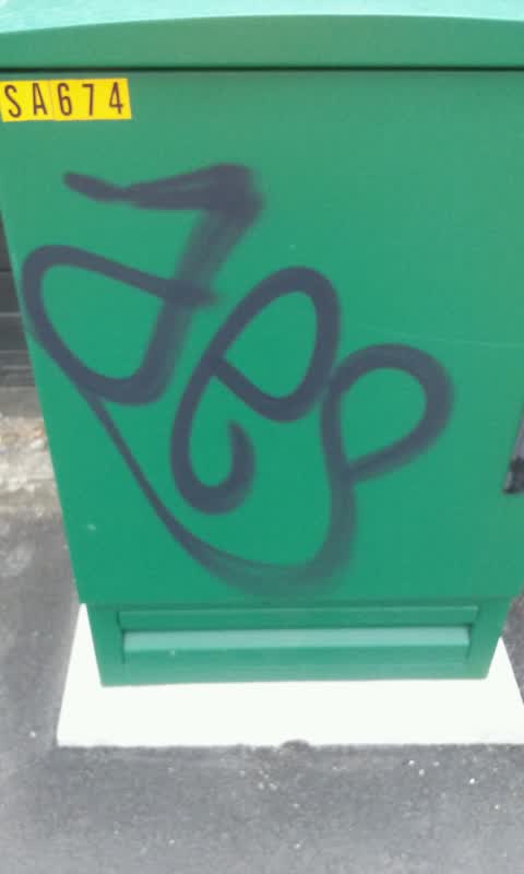 Graffiti, a report photo