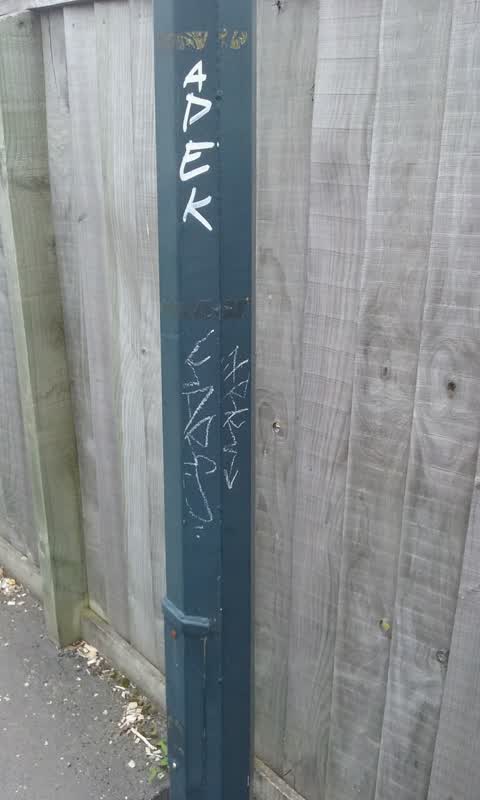 Graffiti, a report photo