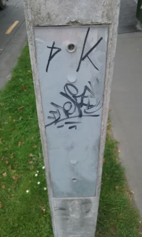 Graffiti, a report photo