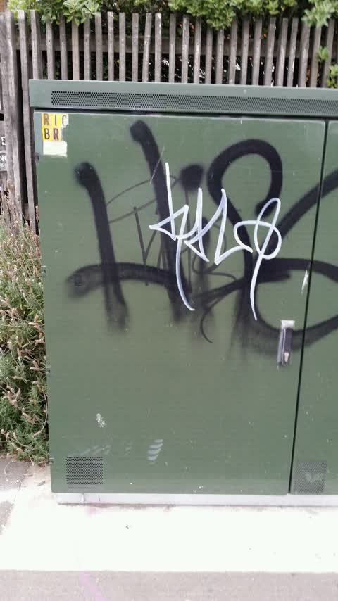 Graffiti, a report photo