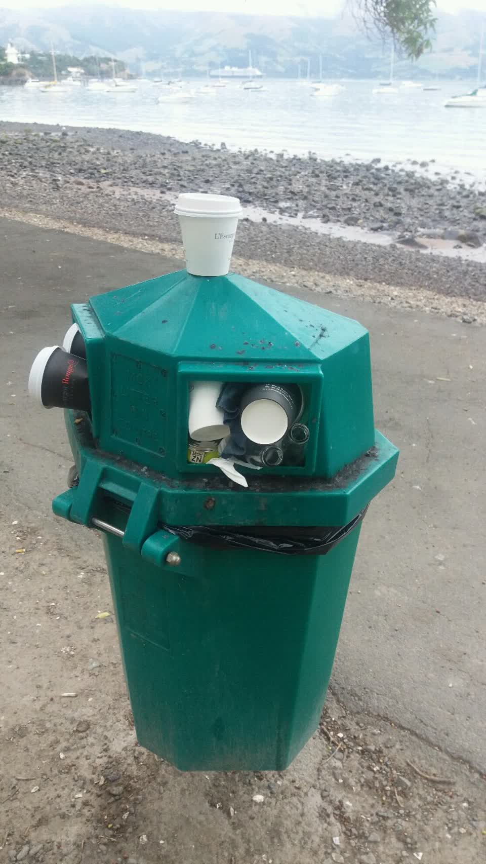 The photograph attached to this rubbish/recycling report