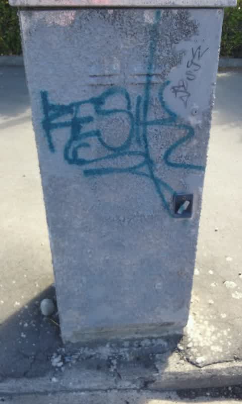 Graffiti, a report photo