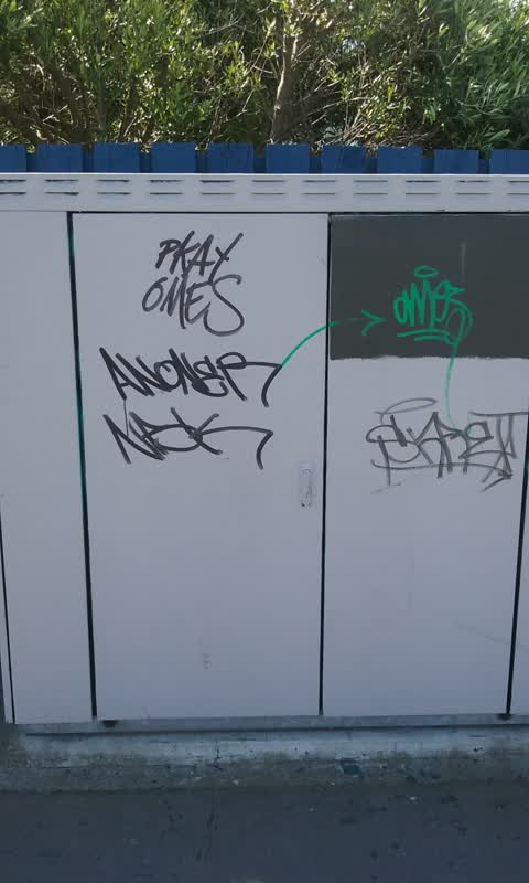 Graffiti, a report photo