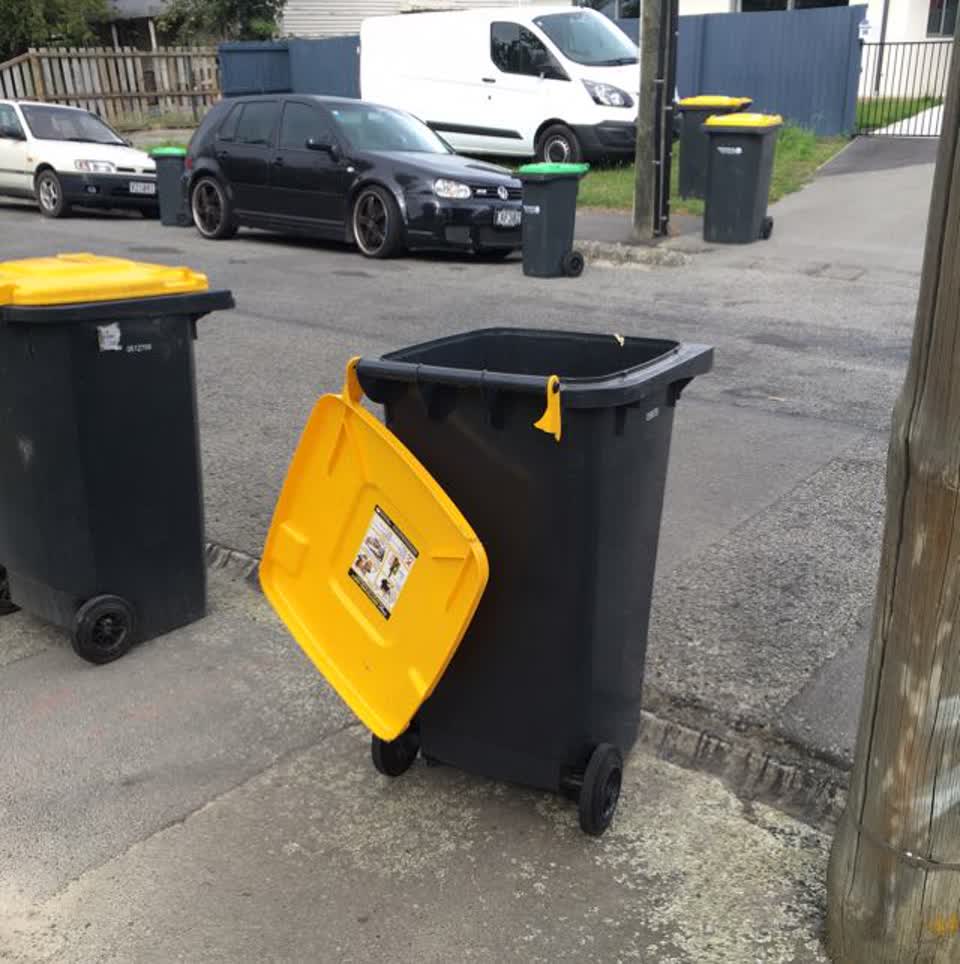 The photograph attached to this rubbish/recycling report