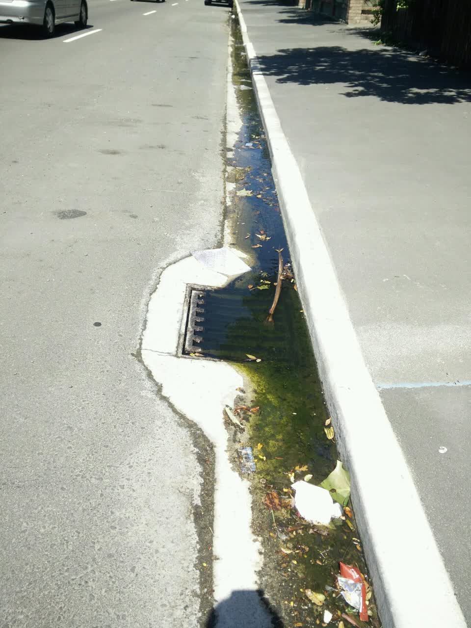 The photograph attached to this wastewater/stormwater report