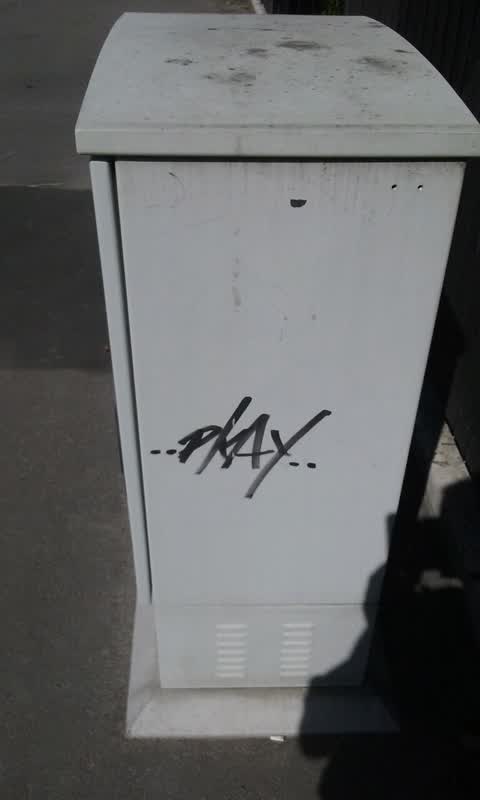 Graffiti, a report photo