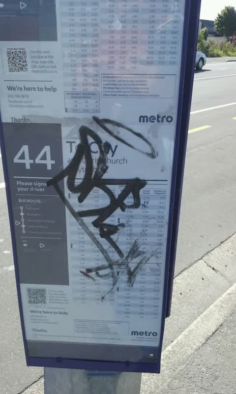 Graffiti, a report photo