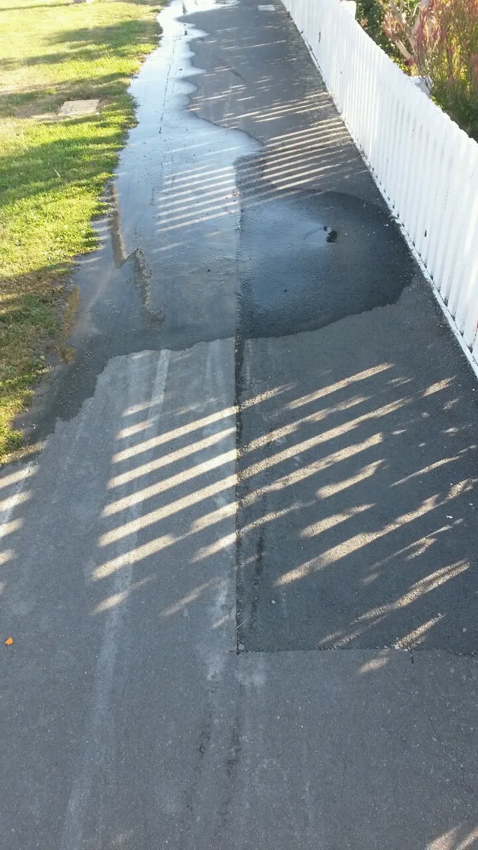 The photograph attached to this water supply report