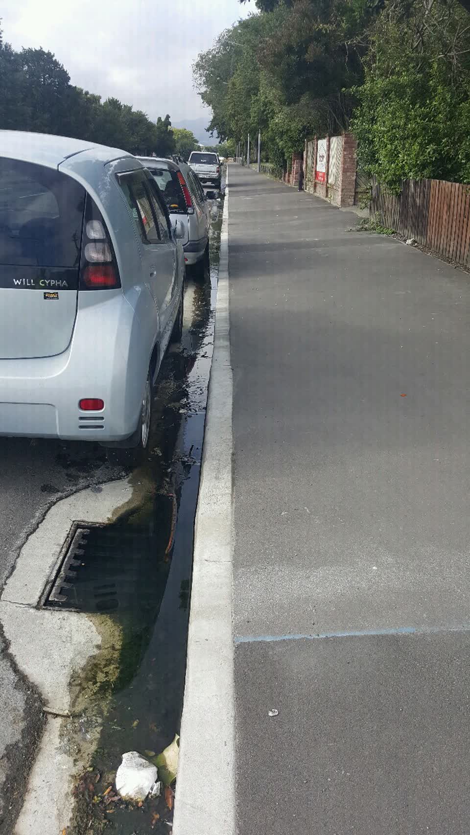 The photograph attached to this wastewater/stormwater report