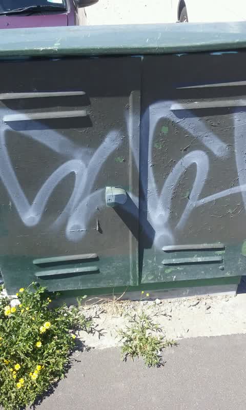 Graffiti, a report photo