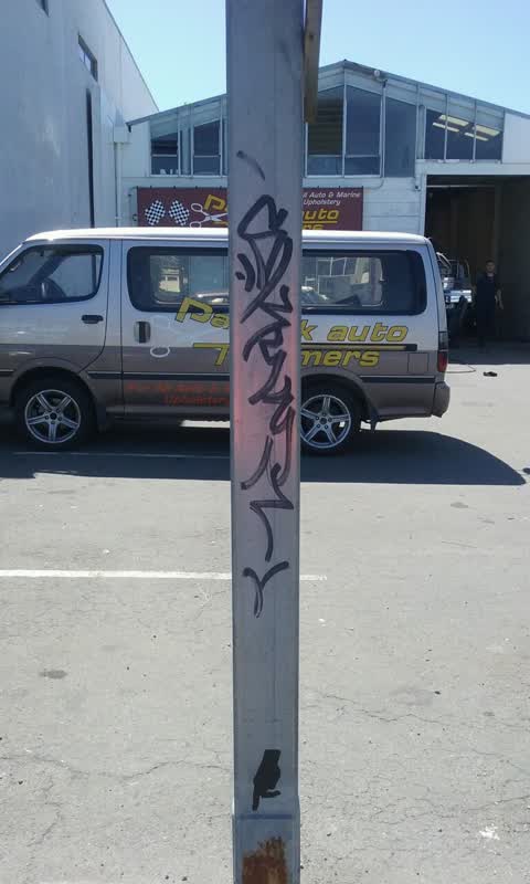 Graffiti, a report photo