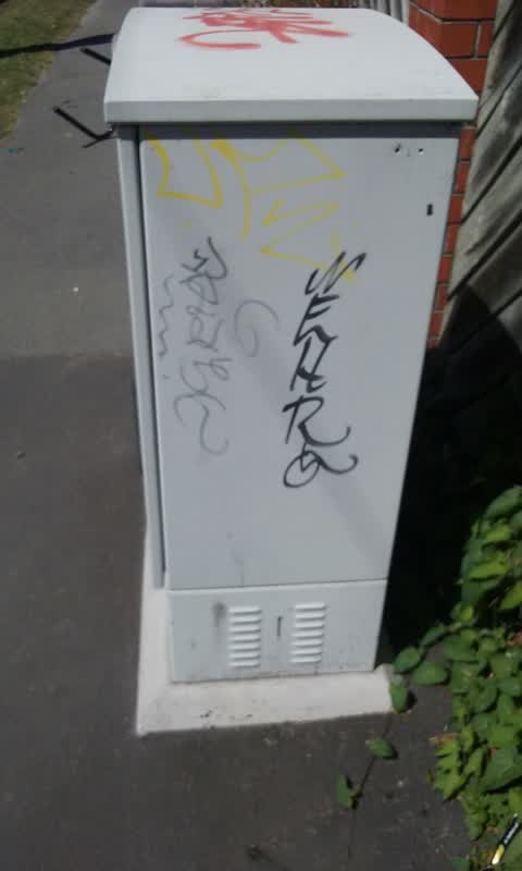 Graffiti, a report photo