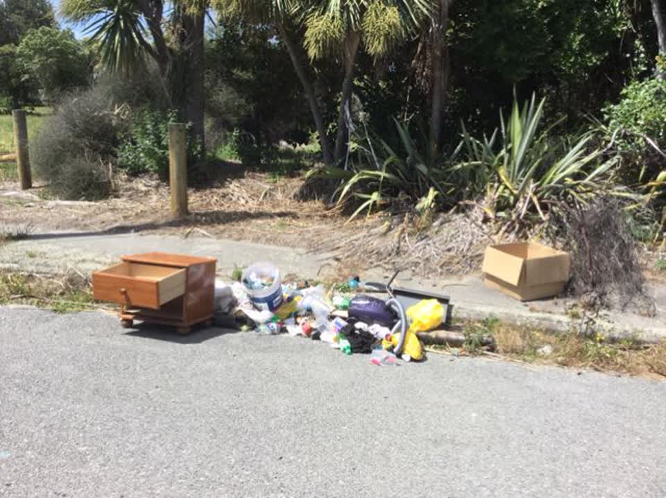 The photograph attached to this rubbish/recycling report