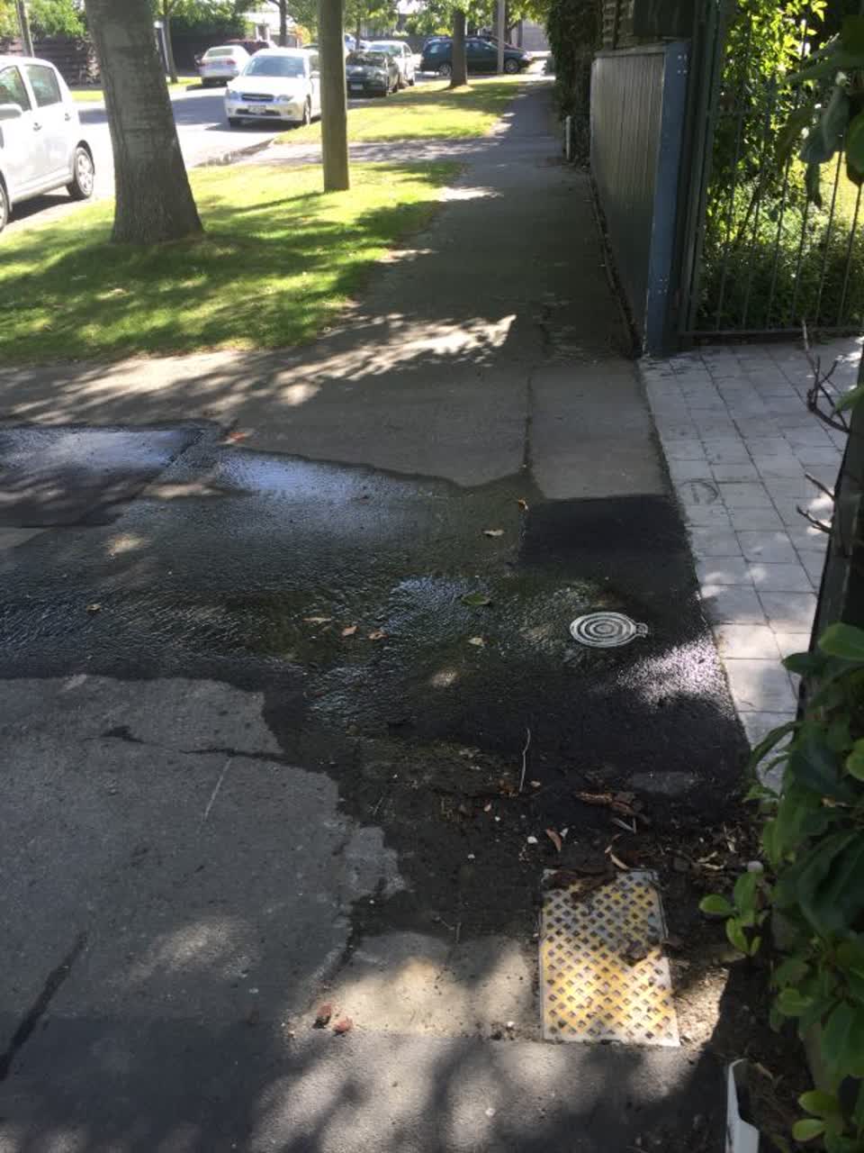 The photograph attached to this water supply report