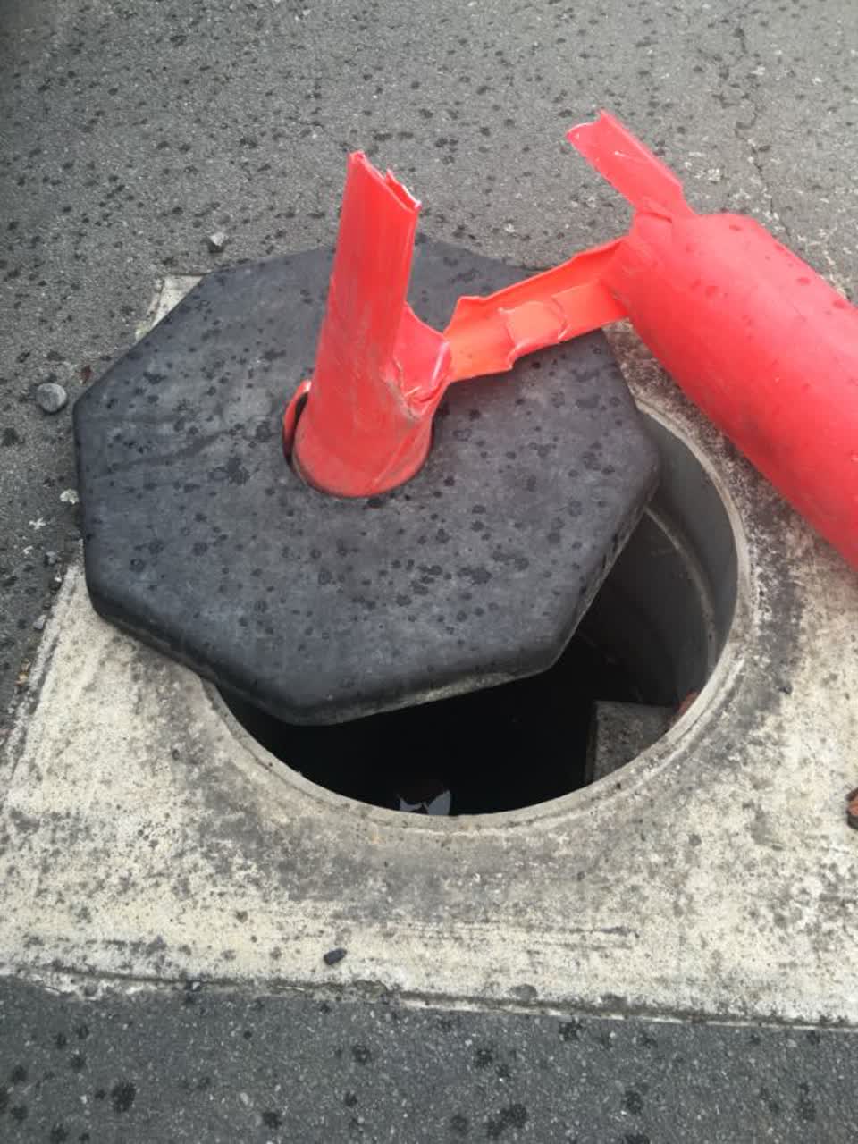 The photograph attached to this wastewater/stormwater report
