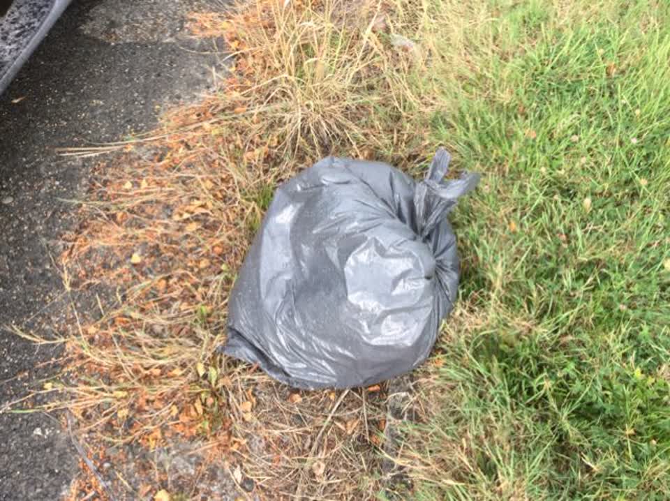 The photograph attached to this rubbish/recycling report