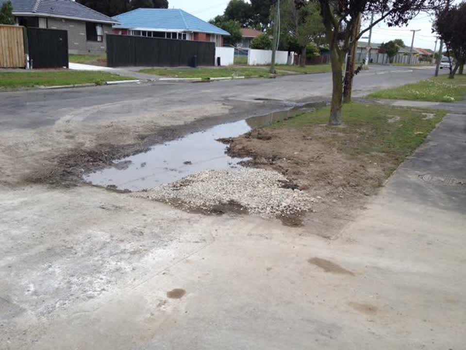 The photograph attached to this wastewater/stormwater report