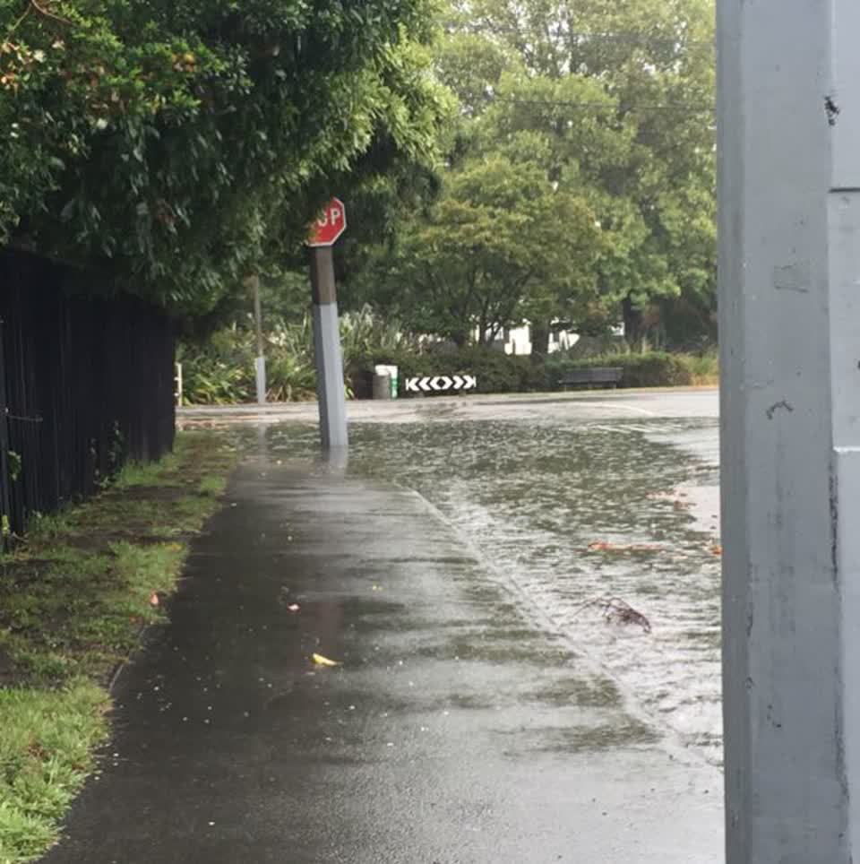 The photograph attached to this wastewater/stormwater report