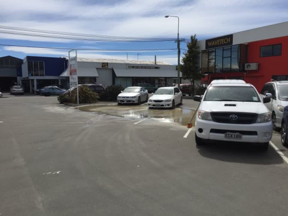 The photograph attached to this wastewater/stormwater report