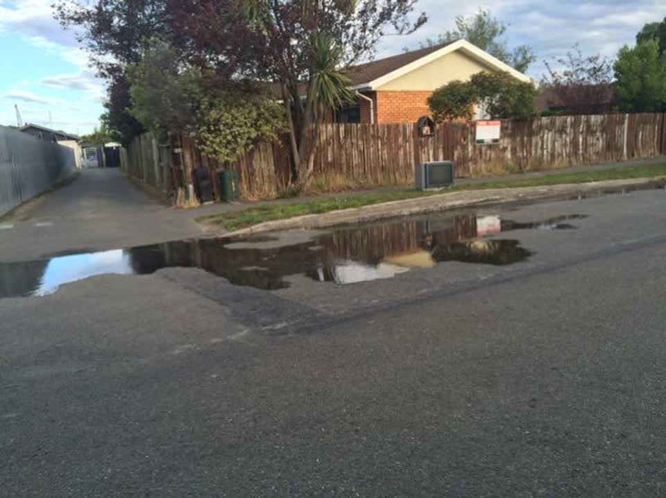 The photograph attached to this water supply report