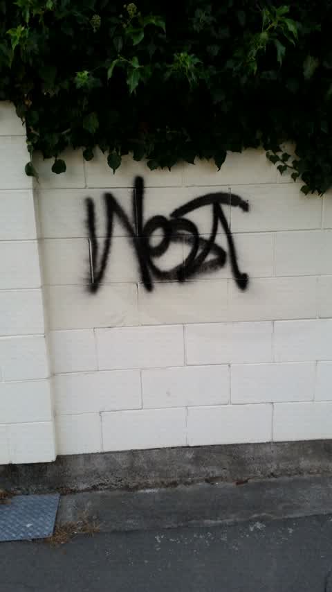 Graffiti, a report photo