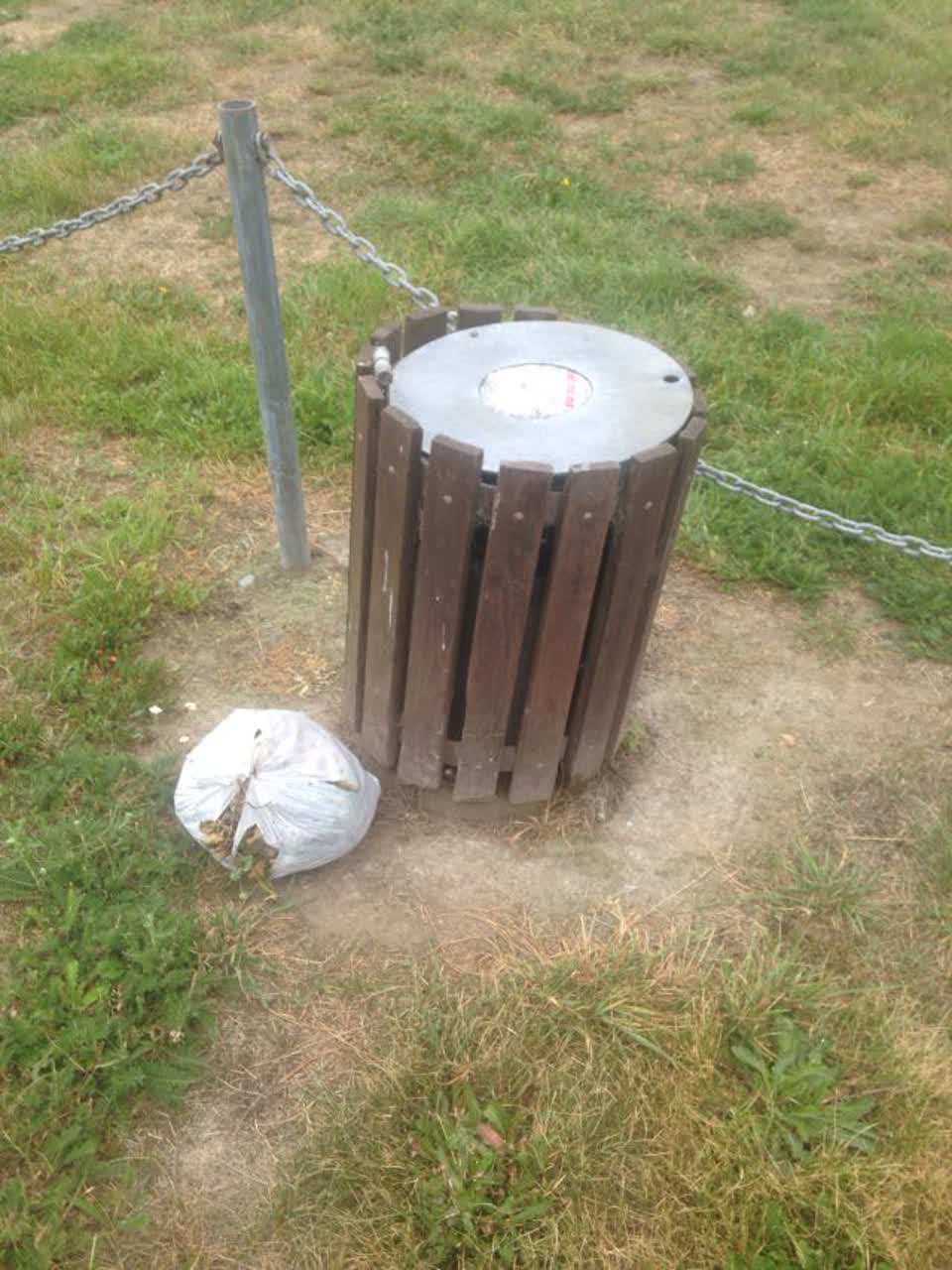 The photograph attached to this parks report