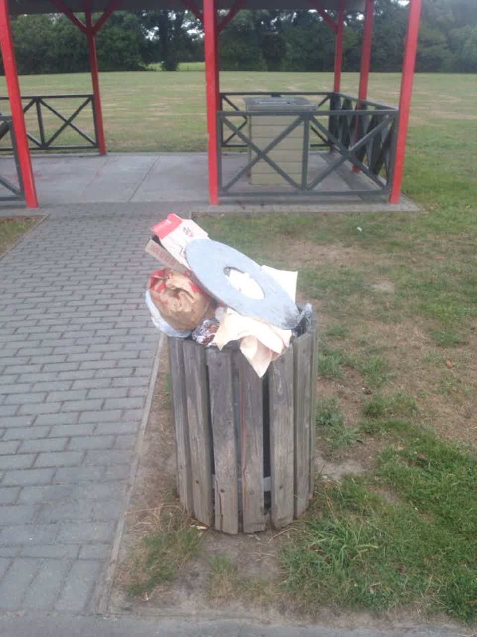 The photograph attached to this parks report