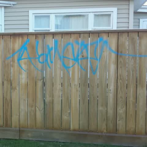 Graffiti, a report photo