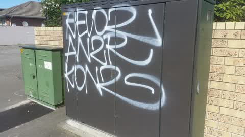 Graffiti, a report photo