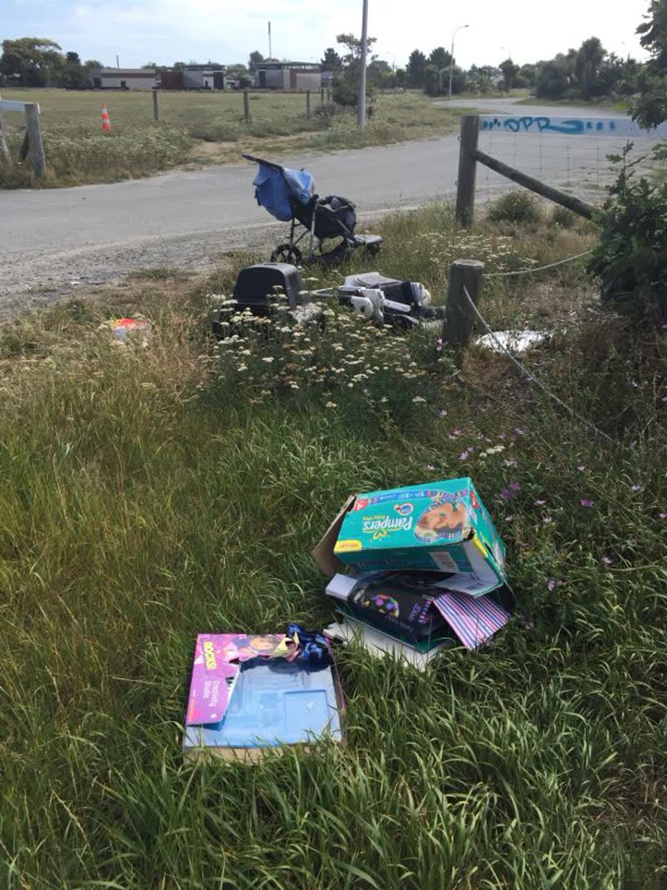 The photograph attached to this rubbish/recycling report