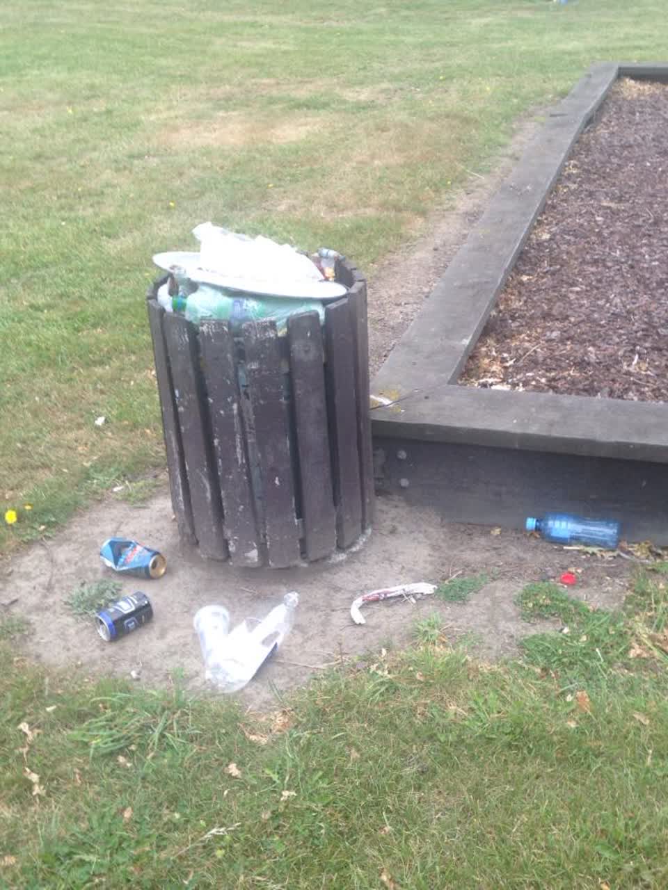 The photograph attached to this parks report